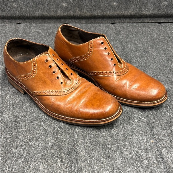 Cole Haan Brown Leather Oxford Shoes Timeless Style - Picture 1 of 8